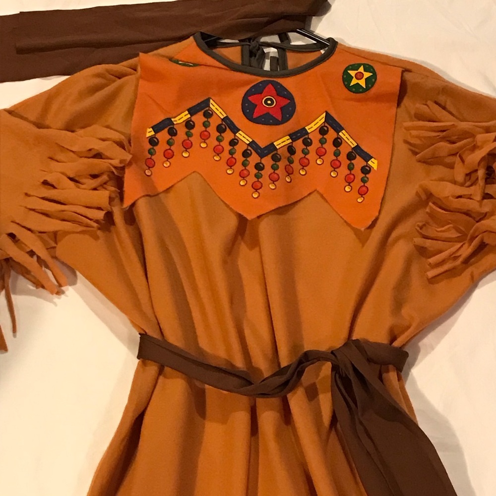 Pocahontas Costume-Fits up to Size 12